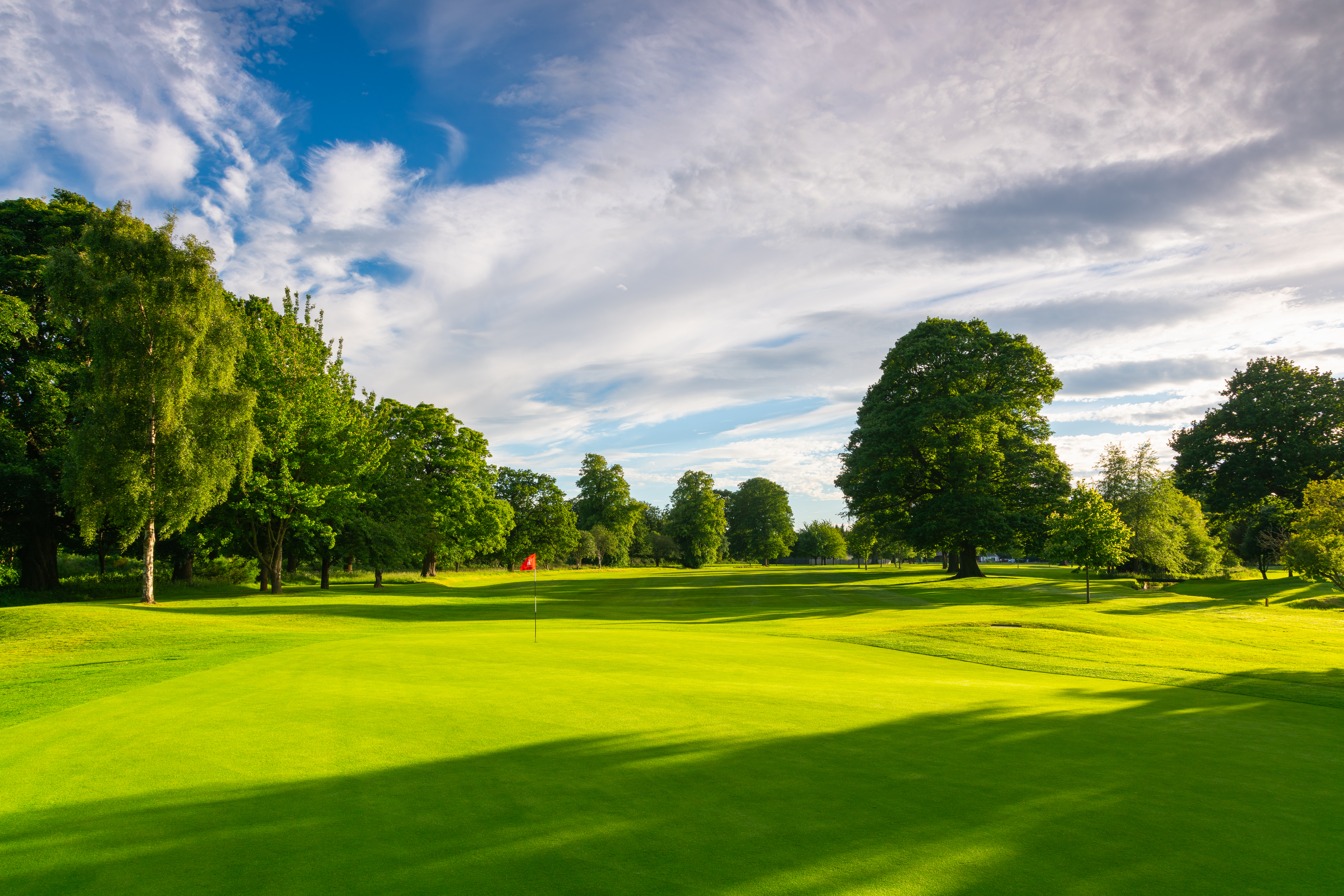 Edinburgh golf course during the event